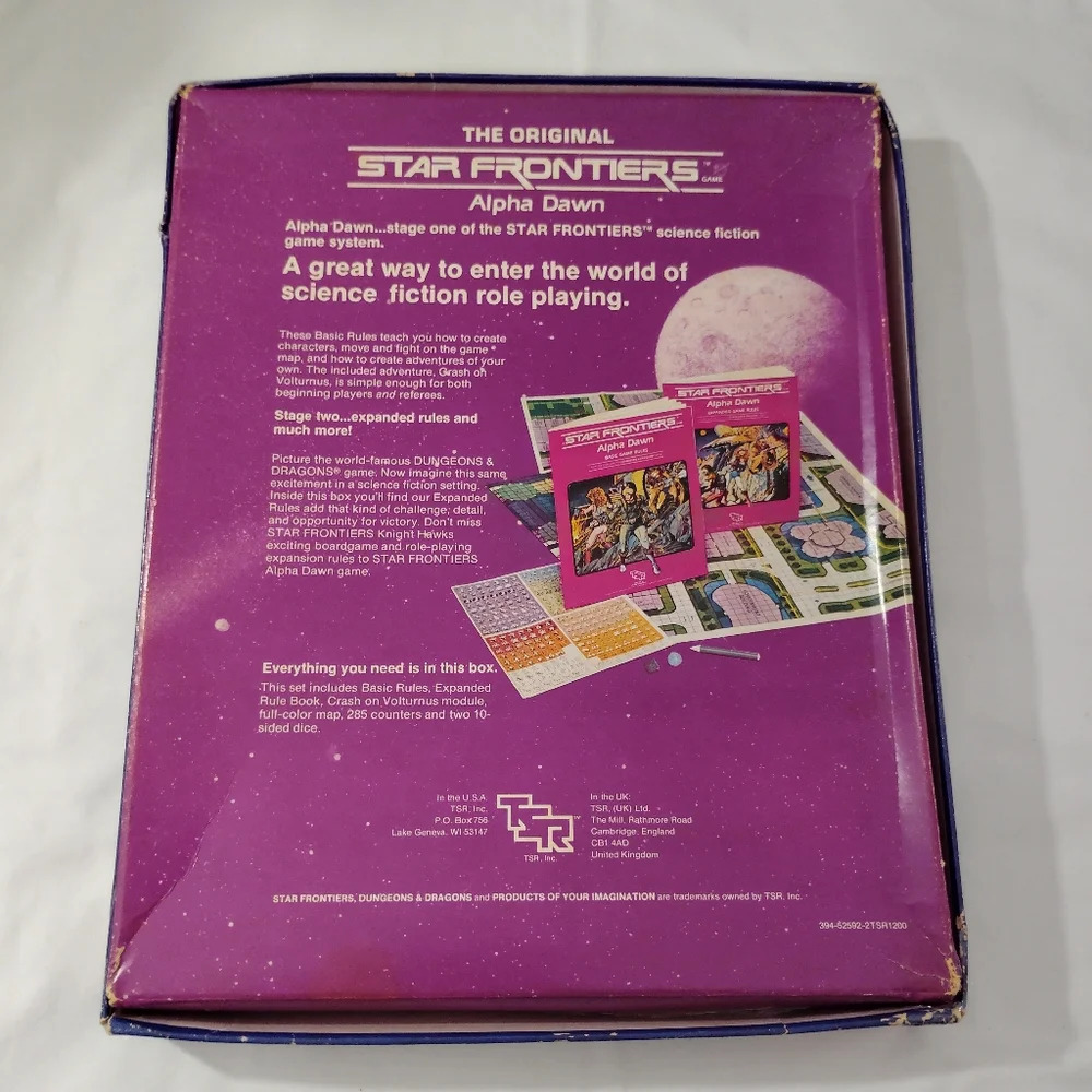 Vintage Game Star Frontiers Alpha Dawn 1983 Sci- Fi RPG TSR, Inc - Picture 4 of 17